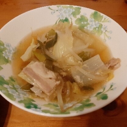 白菜に豚肉を挟んでいくやり方は初めてでしたが、とても簡単でした！